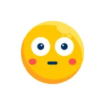 Emoticon Emotion Expression Shock Shy SVG Icon